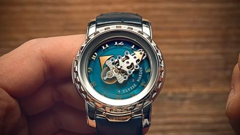 A Closer Look at The Ulysse Nardin Freak S Watch Ulysse Nardin Watches, Barrel Furniture, Ulysse Nardin, Telling Time, Watch Movement, Inspiration Board, Swiss Made, Luxury Watch, Bending