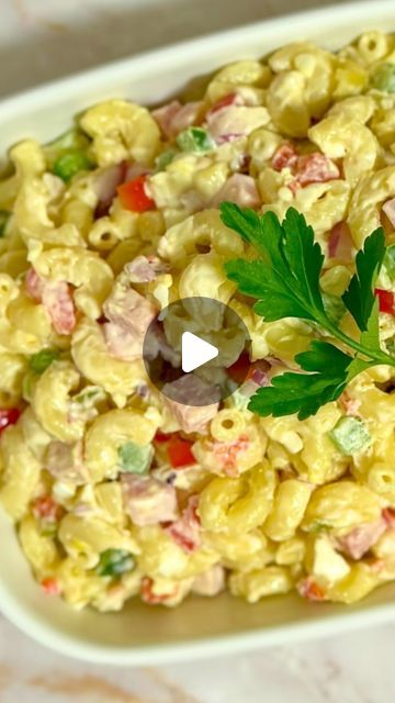 Puerto Rican Macaroni Salad, Summer Bbq Recipes, Puerto Rican Dishes, Puerto Rican Recipes, Macaroni Salad, Summer Bbq, Latin Food, Caribbean Recipes, Weeknight Dinner