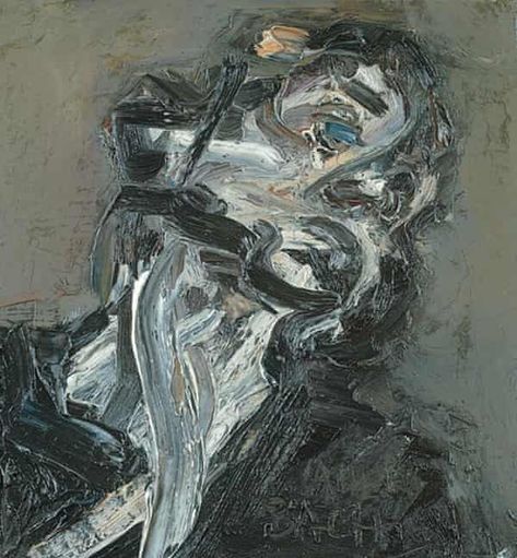 Auerbach Frank, Expressive Portraits, Frank Auerbach, Julian Schnabel, German Expressionism, A Level Art, Abstract Portrait, British Artist, Portrait Artist