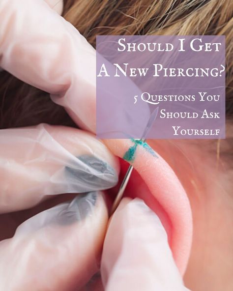 Since we’re a body jewelry retailer, you know that we love piercings. However, we also know that getting a piercing isn’t always an easy decision. Here are some questions you should ask yourself before you take the plunge: https://blog.freshtrends.com/should-i-get-a-new-piercing/ Easy Piercings To Do Yourself, What Piercing Should I Get, New Piercing Care, Healing Time For Piercings, Piercing Apprenticeship, Pain Level For Piercings, How To Heal Ear Piercings Faster, Least Painful Piercings, Getting A Piercing