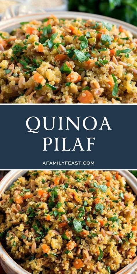 Quinoa With Spinach, Quinoa Side Recipes, Quinoa With Vegetables, Quinoa Recipes Side Dish, Quinoa Side Dish, Savory Quinoa, Golo Recipes, Quinoa Pilaf, Quinoa Recipes Easy