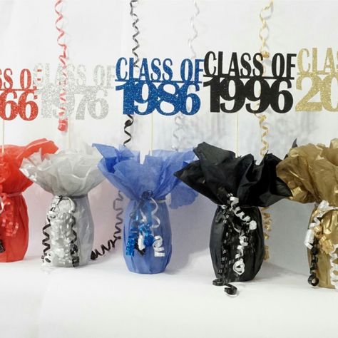 50 Class Reunion Ideas Table Decorations, 50 Year Class Reunion Ideas High Schools Table Decorations, Class Reunion Centerpiece Ideas, 20 Year Reunion Decorations, Class Reunion Centerpieces, School Reunion Decorations, 40th Reunion, Class Reunion Planning, 50th Class Reunion Ideas