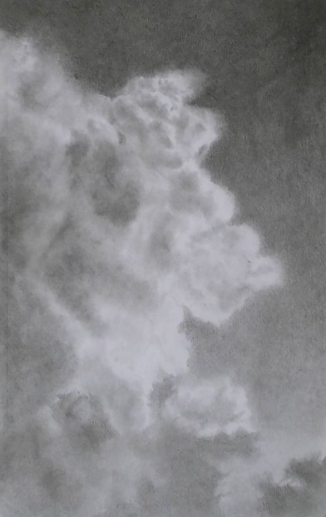 How to Draw Perfect, Luminous Clouds with Graphite Pencils - EmptyEasel.com Depth Art, Drawing Clouds, Drawing Sky, Inspo Tattoo, Drawing Refrences, Pencil Drawing Tutorials, Realistic Pencil Drawings, Fluffy Clouds, Art Drawings Sketches Pencil