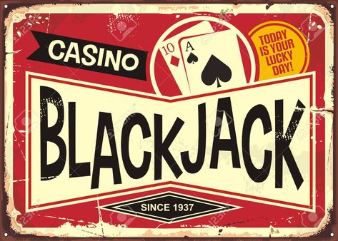 Blackjack retro casino sign. Gambling or casino theme with decorative black jack sign post. , #Sponsored, #sign, #Gambling, #casino, #Blackjack, #retro Gambling Cake, Gambling Quotes, Gambling Humor, Cat Treat Recipes, Gambling Gift, Pub Bar, Super Healthy Recipes, Metal Wall Sign, Lucky Day