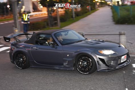 Stancenation Mazda Roadster MX5 miata NC GT wing deep gray hellaflush at odaiba 1 Miata Nc Custom, Mx5 Nc Modified, Nc Mx5, Mazda Mx5 Nc, Miata Mods, Mx5 Nd, Mx5 Nc, Nc Miata, Mazda Roadster