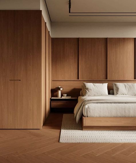 Japandi Bedroom Interior Design, Japandi Bedroom, Japandi Interiors, Warm Bedroom, Soft Minimalism, Hotel Interior Design, Hotel Interior, Minimalist Interior, Apartment Interior