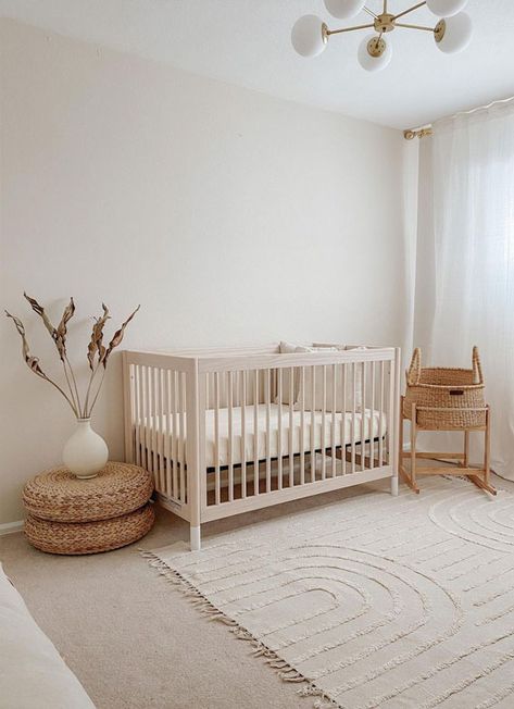 White Boho Nursery, Babyletto Gelato Crib, Gelato Crib, Crib Nursery, Desert Boho, Baby Nursery Inspiration, Baby Room Neutral, Baby Room Themes, Nursery Room Design