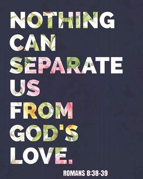 Nothing Can Separate Us, Easy Bible Study, Romans 8 38 39, Encouragement Quotes Christian, Romans 8 38-39, Christian Motivational Quotes, Christian Graphics, Missing In Action, God's Masterpiece