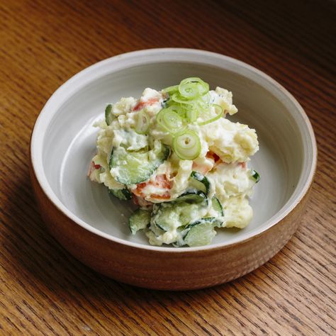 Japanese Potato Salad - The Japanese Pantry Shio Koji, Japanese Potato Salad, Japanese Cucumber Salad, Japanese Potato, Potato Salad Recipes, Japanese Cucumber, Fermented Rice, Sesame Noodles, Milk Street