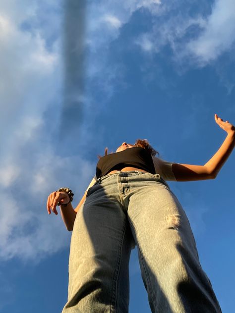 Low Camera Angle Poses, Looking Down Perspective, Low Angle Selfie, Low Angle Pose Reference, Woman Looking Down, Pretty Babe, Nose Drawing, Perspective Photography, Dark Purple Aesthetic