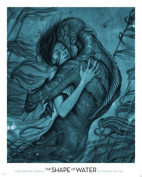 [Trailer] Guillermo del Toro's 'The Shape of Water' Takes the Creature Out of the Lagoon - Bloody Disgusting The Shape Of Water Movie, Shape Of Water Movie, Water Movie, Water Artwork, Shape Of Water, Chris Riddell, Doug Jones, The Shape Of Water, Water Poster