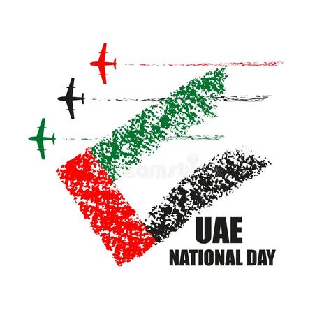 UAE National Day poster with planes performing aerobatics. In national flag colo #Sponsored , #Ad, #Ad, #Day, #UAE, #planes, #poster Uae National Day 51, Uae Flag Day Ideas, Uae National Day Poster, Uae National Day Ideas, Dubai National Day, National Day Poster, Uae Flag, Due Date Calendar, Uae National Day