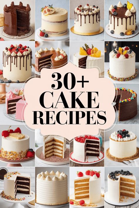 Unleash your baking skills with over thirty incredible cake recipes perfect for every occasion. These delightful treats bring joy to birthdays weddings and holidays. From chocolate indulgence to fruity delights each recipe will have everyone cheering for your baking talent. Become the celebrated cake maker everyone loves to know! https://ostrali.com/foodr/cake-recipes Millionaire Cake Recipe, Yummy Cakes Birthdays, Types Of Cakes Flavors, Best Cake Flavors Combinations, Cake Fillings For Vanilla Cake, Fun Cake Flavors, Birthday Cake Flavor Ideas, Small Cake Recipes, Cake Flavors And Fillings Combinations