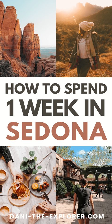 Make the most of your week in Sedona with our detailed 7-day itinerary. Explore the best sights, activities, and hidden gems of this stunning city. — sedona arizona itinerary 7 days | sedona arizona 7 day itinerary | sedona arizona week trip | sedona arizona itinerary | best places to visit sedona arizona Sedona Packing List Fall, Things To Do In Sedona Arizona, Sedona Arizona Things To Do In, Sedona Itinerary, Arizona Itinerary, Sedona Arizona Travel, Sedona Vortex, 7 Day Itinerary, Visit Sedona