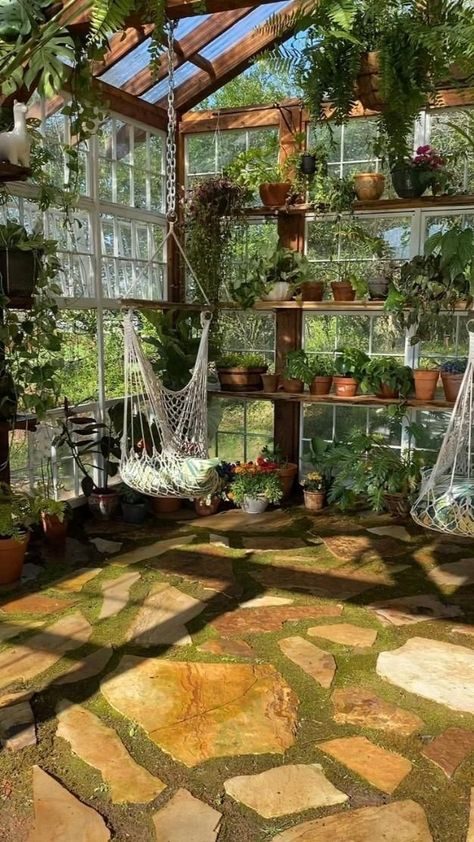 Greenhouse Aesthetic Cozy, Whimsical Greenhouse, Greenhouse Inside, Camp Projects, Winter Greenhouse, Small Greenhouse, Green Houses, Green House, Greenhouses