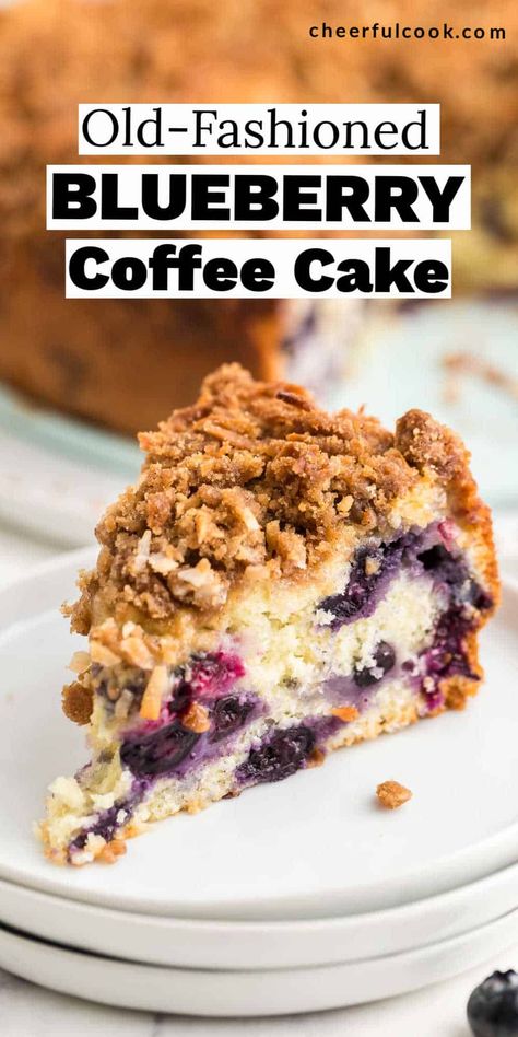 Coffeecakes Easy, Thawed Blueberry Recipes, Blueberry Coconut Cake, Blueberry Coffee Cake Recipes, Blueberry Strudel Coffee Cake, Blueberry Coffee Cake Recipes Easy, Best Blueberry Coffee Cake Recipe, Blueberry Bundt Coffee Cake, Blueberry Streusel Coffee Cake