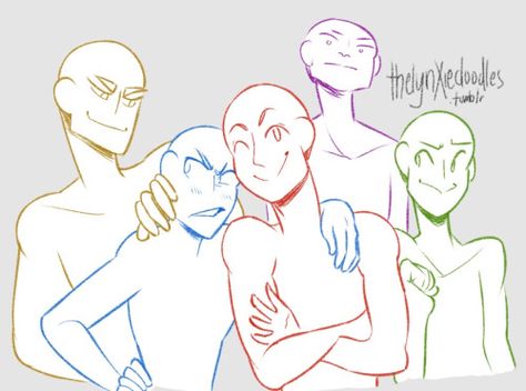 Draw ur squad Draw Ur Squad 3 People, Draw The Squad, Drawing Templates, Funny Drawings, Poses References, Art Prompts, Art Poses, Anime Poses Reference, Drawing Challenge