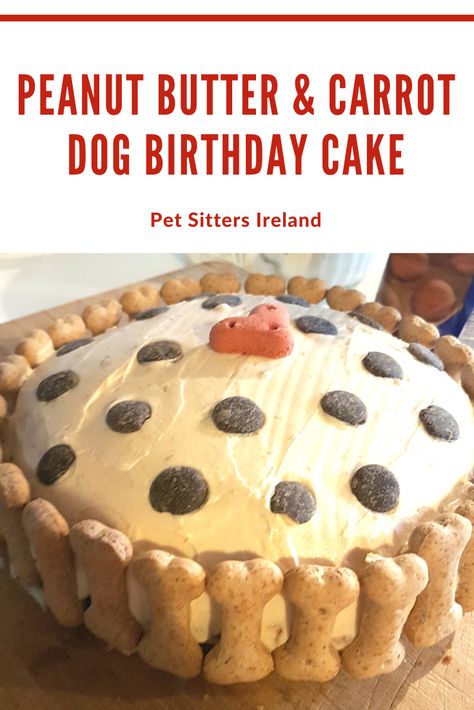 Dog Cake Recipe Easy, Easy Dog Birthday Cake, Dog Birthday Cake Easy, Dog Cake Recipe, Dog Birthday Cake Recipe, Dog Cake Recipes, Carrot Dogs, Cake Mix Ingredients, Butter Carrots