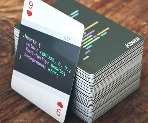 Programming Playing Cards Computer Science Gifts, Coding Tutorials, Learn Web Development, Gifts For Programmers, Learn Computer Coding, Monster Games, Computer Humor, Tech Career, Programmer Humor