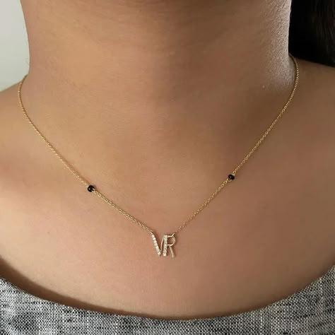 Mangalsutra Designs For Bride, Mangalsutra Designs Gold And Diamond, New Latest Mangalsutra Design, Mangalsutra With Initials, Wedding Mangalsutra Designs, Magal Sutra Design Gold Latest, Latest Mangalsutra Designs 2023, Magalsutram Chain Designs, Gold Chain Mangalsutra Designs