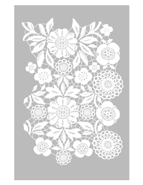 6a00d8345204a169e2010536b093e9970c-pi 1,700×2,200 pixels                                                                                                                                                                                 Mais Lace Tattoo White, Cut Out Templates, Lace Stencil, Henna Paint, Tattoo White, Lace Tattoo, Paper Lace, Stencil Patterns, Lace Print