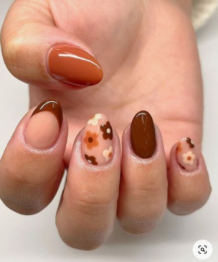 Preppy Nails, Fall Nail Inspo, Kutek Disney, Nails For Fall, Simple Fall Nails, September Nails, Nails Yellow, Fall Gel Nails, Cute Nails For Fall