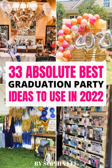 10 Things Not To Do At Your Graduation Party, School Graduation Party Ideas, Decoration Ideas Graduation Party, Decorate For Graduation Party, Dry Grad Ideas, Graduation Table Backdrop Ideas, Graduation Theme Party Ideas Decorations, Grade 12 Graduation Party Ideas, Graduation Picture Decoration Ideas