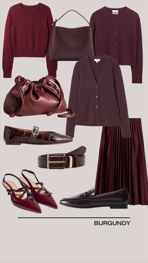 Loafers - Low heel - Burgundy - … curated on LTK Burgundy Loafers Outfit Women, Burgundy Flats Outfit, Burgundy Loafers Outfit, Loafers Outfit Women, Burgundy Shoes Outfit, Burgundy Loafers, Burgundy Flats, Loafers Outfit, Flats Outfit