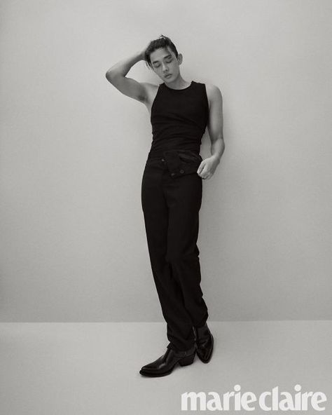 Male Portrait Poses, Marie Claire Korea, Yoo Ah In, Marie Claire Magazine, Fashion Model Poses, London Film Festival, Photography Poses For Men, Film Awards, Portrait Poses