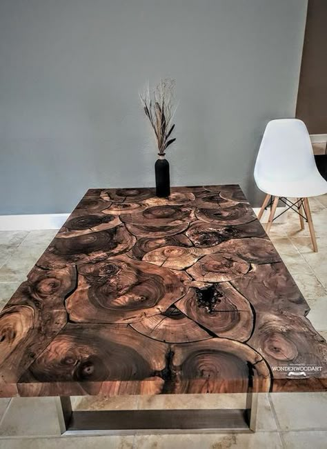 Seni Resin, Wood Resin Table, Cookie Table, Wood Table Design, Coffee Table Size, Live Edge Furniture, Live Edge Coffee Table, Woodworking Furniture Plans, Epoxy Table