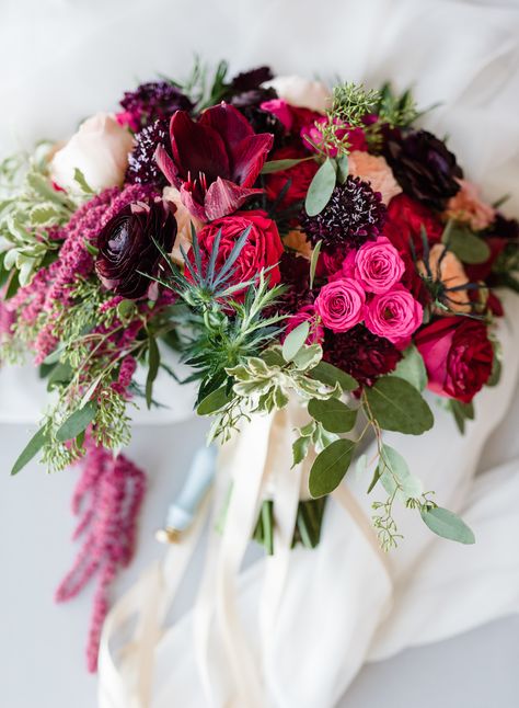 Raspberry Bridal Bouquet, Dark Magenta Wedding, Berry And Navy Wedding, Navy And Raspberry Wedding, Berry Colored Wedding, Berry Wedding Theme, Berry Wedding Colors, Berry Bridesmaid Dresses, Raspberry Wedding