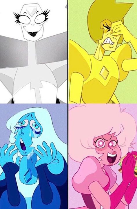 Yellow And Blue Diamond Steven Universe, Yellow Diamond X Blue Diamond, The Diamond Authority, The Great Diamond Authority, Yellow Diamond Steven Universe, Blue Diamond Su, Diamond Authority, Steven Uni, Steven Universe Diamond