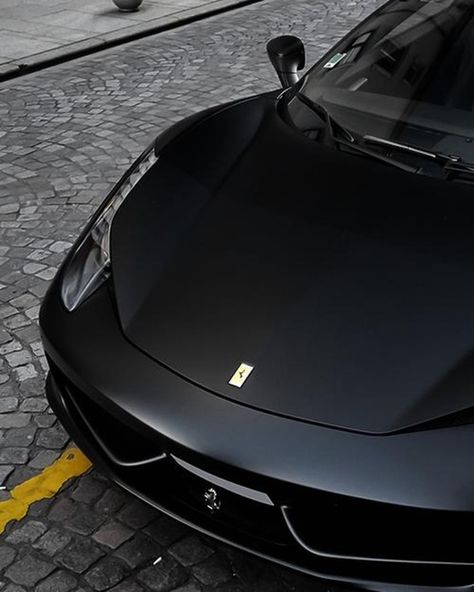 Extreme luxury car design | Ferrari Ferrari 458 Black, Matte Black Ferrari, Ferrari 458 Italia Black, 458 Ferrari, Black Ferrari, Ferrari 430, Ferrari Black, Prancing Horse, Cars Girls