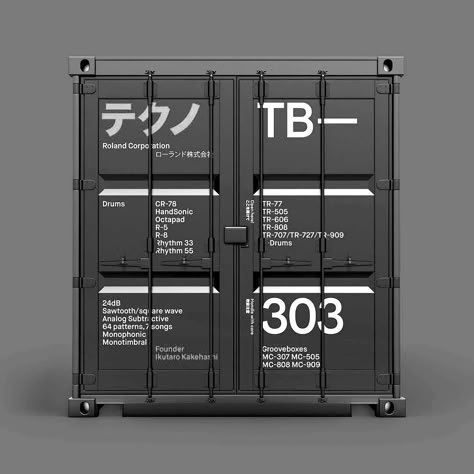 Tb 303, Tipografi 3d, Reused Materials, Gfx Design, Web Design Mobile, Dark Design, Dekor Diy, Casa Container, Container Design