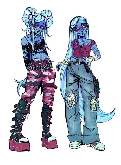 Ghoulia! – @3uhedral on Tumblr Ghoulia Yelps Sims 4 Cc, Ghoulia Outfit Inspiration, Ghoulia Yelps Redesign, Ghoulia Redesign, Ghoulia Yelps Fanart, Ghoulia Fanart, G3 Ghoulia, Ghoulia Monster High, 2000s Outfit Ideas