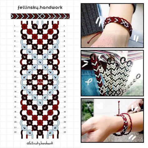 Friendship bracelet Elio Bracelets, Bracelet Book, Wrist Band, Text Pictures, Alpha Patterns, Bracelet Tutorial, Reference Photos, Bracelet Patterns, Friendship Bracelet