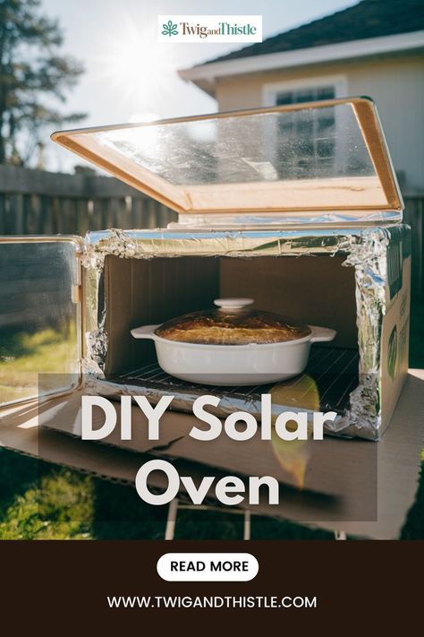 Solar Oven Solar Oven Diy, Oven Diy, Solar Oven, Eco Friendly Diy, Cooking At Home, Project For Kids, Diy Solar, Educational Projects, Easy Diy Projects