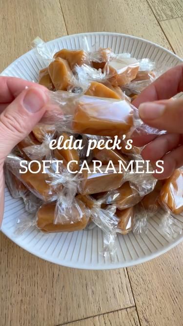 Soft, buttery homemade caramels! A tried-and-true recipe you’ll want to make every Christmas. Hundreds of reviewers agree these are the most delicious homemade soft caramels around! Homemade Soft Caramels, Soft Caramels Recipe, Caramels Recipe, Homemade Caramel Recipes, Soft Caramels, Homemade Caramels, Candy Homemade, Homemade Sweets, Soft Caramel