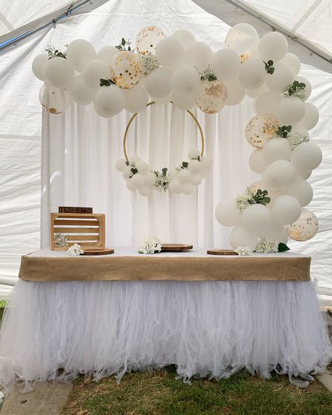 Shells Centerpiece Table Decorations, Confirmation Balloon Garland, Baptism Ideas For Boys, 1st Communion Party Ideas Girl, Holy Confirmation Decoration, Baptismal Theme Girl Backdrops, 1st Communion Party Ideas Decor, First Communion Girl Decorations, 1st Communion Decoration Ideas