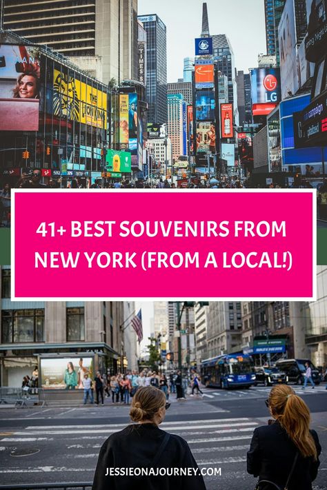 Photos of New York City Time Square and two woman doing some souvenir shopping in nyc. New York Guide Things To Do, New York Gift Ideas, Nyc Souvenirs, New York Souvenirs, New York City Shopping, Shopping In New York City, New York Activities, New York Stores, Shopping In New York