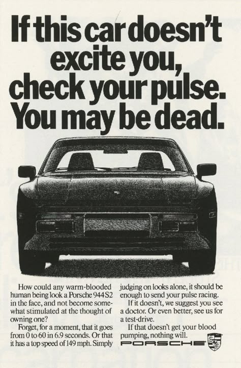 Porsche Garage, Bmw Classic Cars, Porsche Classic, Porsche 944, Bmw Classic, Porsche Macan, Vintage Porsche, Vw Porsche, Retro Ads