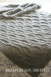 Ravelry: Designs by Lisa van Klaveren Motifs Afghans, Cable Blanket, Cables Blanket, Confection Au Crochet, Crochet For Beginners Blanket, Crochet Cable, Crochet Blanket Afghan, Hand Crochet Baby Blanket, Manta Crochet