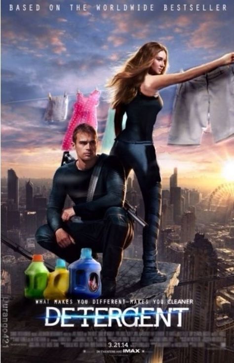 Detergent is my new favorite book Divergent Humor, Divergent Memes, Quote Movie, Insurgent Quotes, Divergent Movie, Divergent Quotes, Divergent Funny, Quotes Songs, Clary Fray