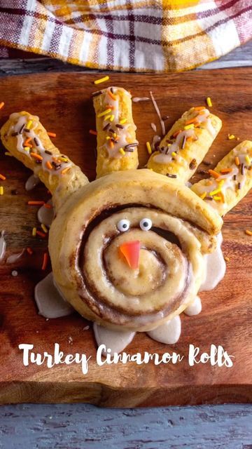 Emily Claire Susman shared a post on Instagram: "Check out these Turkey Cinnamon Rolls I made using @pillsbury cinnamon rolls & sticks. They are so easy & perfect for Thanksgiving. You must make these! #cinnamonrolls #thanksgivingrecipes #easyrecipes #holidayrecipes #explorepage". Follow their account to see 584 posts. Turkey Cinnamon Rolls, Cinnamon Roll Turkey, Cinnamon Roll Turkeys, Pillsbury Cinnamon Rolls, Cinnamon Rolls, Thanksgiving Recipes, Holiday Recipes, Waffles, You Must