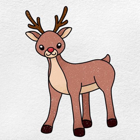 Home - HelloArtsy Raindeer Drawing Watercolor, Antlers Drawing, Christmas Drawings For Kids, Christmas Shots, Easy Christmas Drawings, Red Crayon, Black Crayon, Christmas Nails Easy, Color Crayons