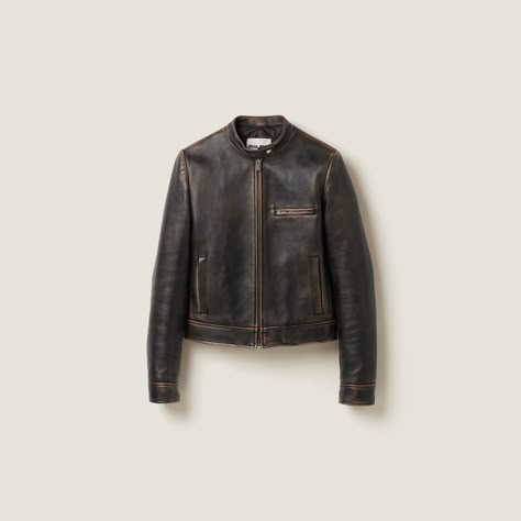 Mens leather jacket vintage