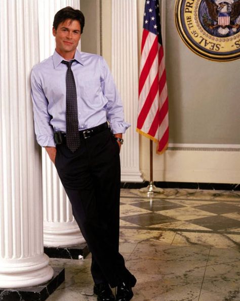 West Wing Sam Seaborn, The West Wing, 80s Men, Rob Lowe, West Wing, Business Man, Detective, Dress Shirt, True Love