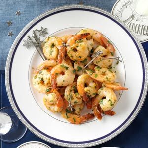 Garlicky Herbed Shrimp    Love, love, love this recipe. Very flavorful. Definitely going on the master list :) Shrimp Gazpacho, Gina Livy, Easy Grilled Shrimp Recipes, Indian Appetizer Recipes, Cooking Shrimp, Cowboy Butter, Fish Meals, Awesome Appetizers, Hot Appetizers