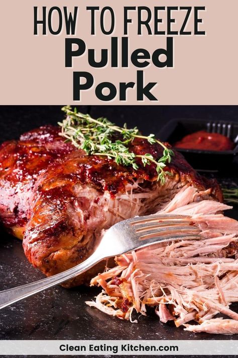 If you love to make homemade pulled pork, you’ll know that you often make a lot at once. Here’s how to freeze pulled pork so that it never goes to waste. How To Freeze Pulled Pork, Freezing Pulled Pork, Homemade Pulled Pork, Freeze Meals, Shredded Pork, Pork Shoulder, Frozen Meals, Pork Ribs, Freezer Meals