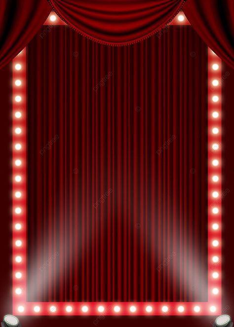 Theater Background Design, Background Tirai, Casino Background For Editing, Movie Background Aesthetic, Stage Curtain Background, Red Night Club, Theatre Background, Red Curtain Background, Cinema Background